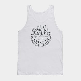 Hello summer watermelon Tank Top